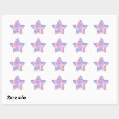 Tweede zicht - Holo Pastel : Ster Sticker (Vel)