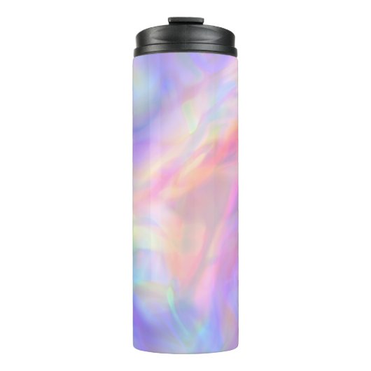 tweede zicht, holo pastel : thermosbeker (Voorkant)