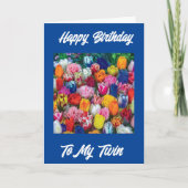 **TWEEDE ZITTDAG MET TWEE ZITTERS** TULIPS GALORE  KAART (Voorkant)