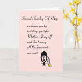 Tweede Zondag van Mei Kaart (Gele Bloem)