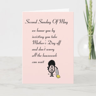 Tweede Zondag van Mei Kaart