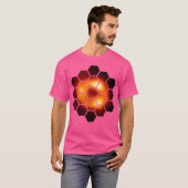 Tweede zwarte heilbot Sagittarius A Galaxy Planets T-shirt (Voorkant volledig)