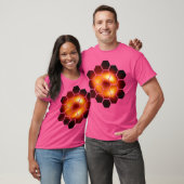 Tweede zwarte heilbot Sagittarius A Galaxy Planets T-shirt (Unisex)