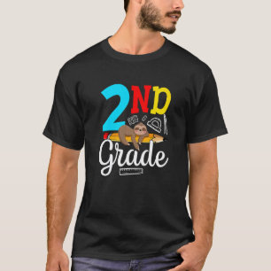 Tweedegraads luiaard terug naar school gelukkige e t-shirt