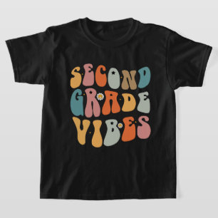 Tweedegraads vibes terug naar school Groovy School T-shirt