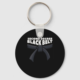 Tweedegraads Zwarte Gordel Martial Arts Karate 1 Sleutelhanger
