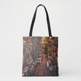 Tweedehands Boekenwinkel Interieurfoto voor boeken Tote Bag