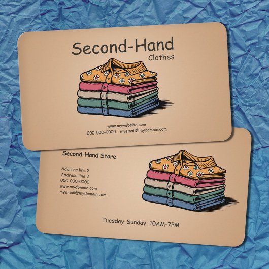 Tweedehands Kleding Visitekaartje