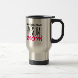 Tweedehands Moederdag ontwerp voor de AWESOME MOM Reisbeker