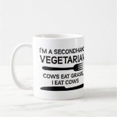 Tweedehands Vegetarische Grappige Mok (Links)