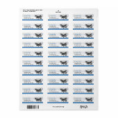 tweedekker etiket (Full Sheet)