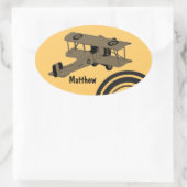  tweedekker speelgoed sticker (Tas)