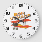 tweedekker- vliegtuig van Bon Voyage Grote Klok (Voorkant)