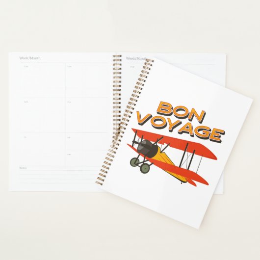 tweedekker- vliegtuig van Bon Voyage Planner (Display)