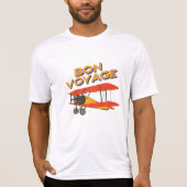 tweedekker- vliegtuig van Bon Voyage T-shirt (Voorkant)