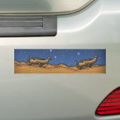 Tweedekkers Bumpersticker (Op auto)
