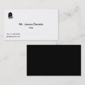 Tweedeklas onderofficier visitekaartje (Voorkant / Achterkant)