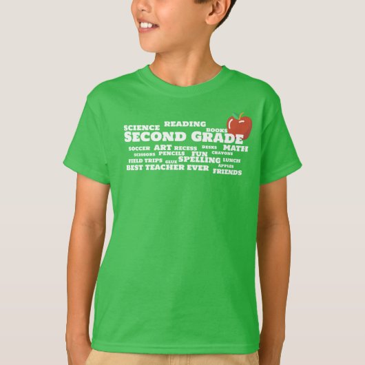 Tweedeklas School Field Trip Student T-shirt (Voorkant)