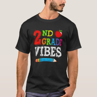 Tweedeklas vibes terug naar school leuke leraren t-shirt