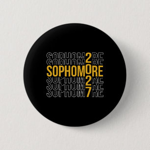 Tweedeklasser 2027 Terug naar school eerste dag va Ronde Button 5,7 Cm