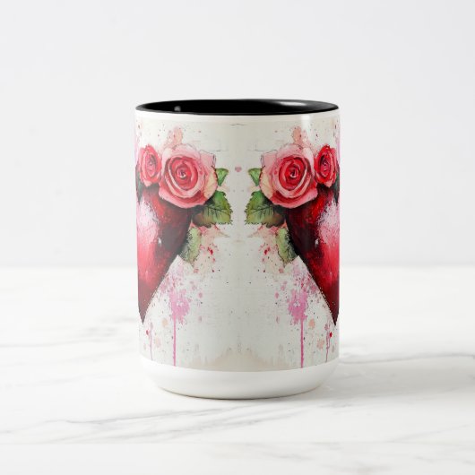 Tweedelige mok Personalized Valentine Coffee Mug (Center)