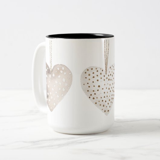 Tweedelige mok Personalized Valentine Coffee Mug (Voorkant links)