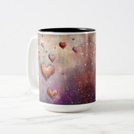 Tweedelige mok Personalized Valentine Coffee Mug