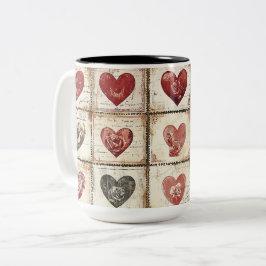 Tweedelige mok Personalized Valentine Coffee Mug