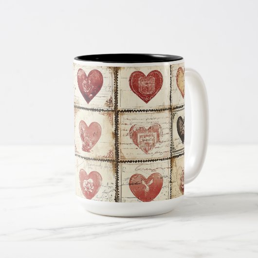 Tweedelige mok Personalized Valentine Coffee Mug (Voorkant rechts)