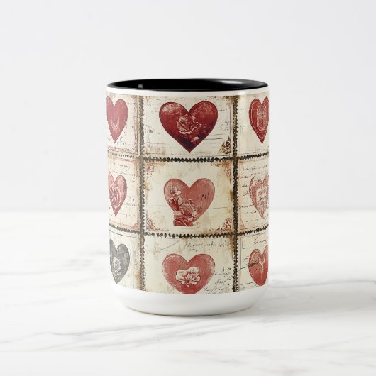 Tweedelige mok Personalized Valentine Coffee Mug (Center)