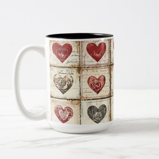 Tweedelige mok Personalized Valentine Coffee Mug (Links)