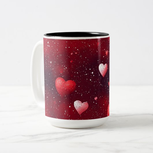 Tweedelige mok Personalized Valentine Coffee Mug (Voorkant links)