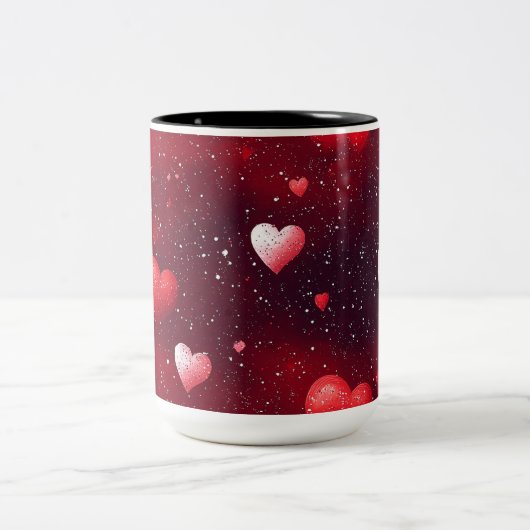Tweedelige mok Personalized Valentine Coffee Mug (Center)