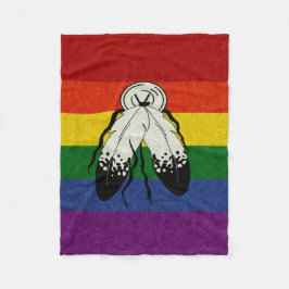 Tweedimensionaal gekleurd achtergrondeontwerp met  fleece deken