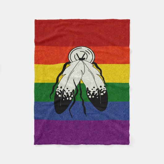 Tweedimensionaal gekleurd achtergrondeontwerp met  fleece deken (Voorkant)