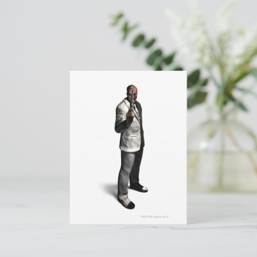 Tweedimensionale kleur briefkaart (Staand voorkant)