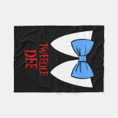 Tweedle Dee Costume Halloween Fairytale Character Fleece Deken (Voorkant (Horizontaal))