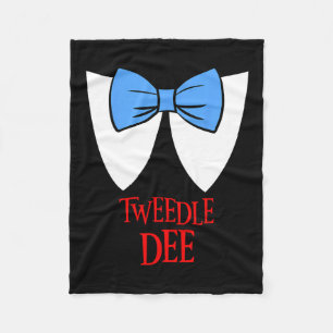 Tweedle Dee Costume Halloween Fairytale Character Fleece Deken