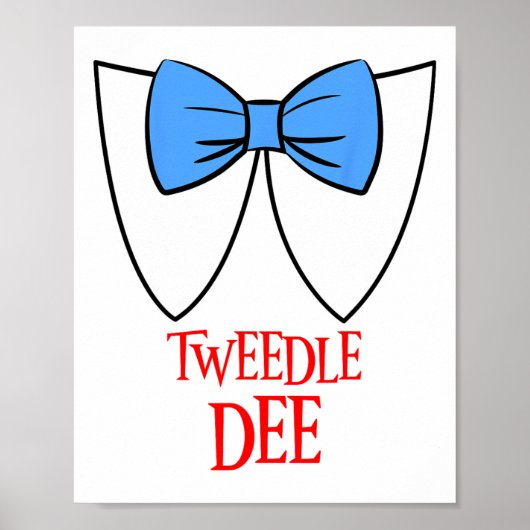 Tweedle Dee Costume Halloween Fairytale Character Poster (Voorkant)