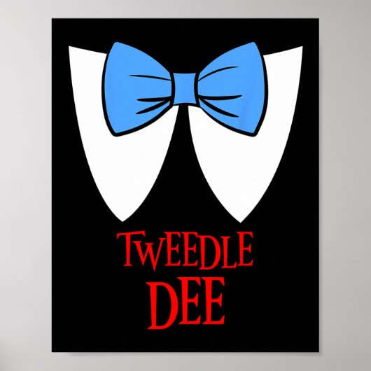 Tweedle Dee Costume Halloween Fairytale Character Poster (Voorkant)