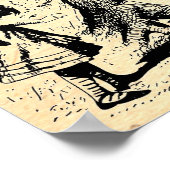 Tweedle Dee en Tweedle Dum Alice Poster (Hoek)