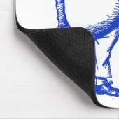 Tweedle Dee en Tweedle Dum Inked Blue Muismat (Hoek)