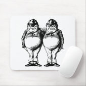 Tweedle Dee en Tweedle Dum Inked Muismat (Met muis)