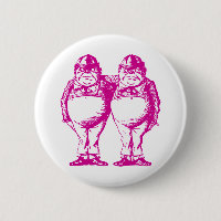 Tweedle Dee en Tweedle Dum Inked Pink