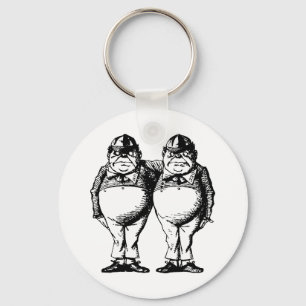 Tweedle Dee en Tweedle Dum Inked Sleutelhanger