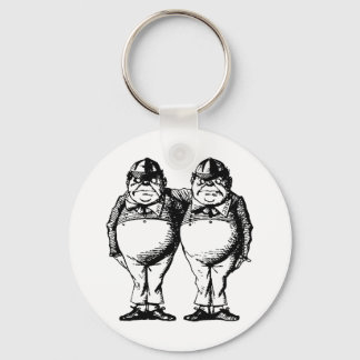 Tweedle Dee en Tweedle Dum Inked Sleutelhanger