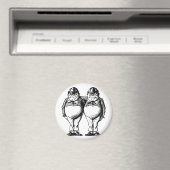 Tweedle Dee en Tweedle Dum Magneet (Insitu (Vaatwasser))