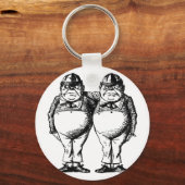 Tweedle Dee en Tweedle Dum Sleutelhanger (Voorkant)