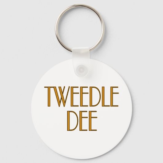 Tweedle Dee Sleutelhanger (Voorkant)