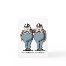 Tweedle-Dee & Tweedle-Dum , Alice in Wonderland